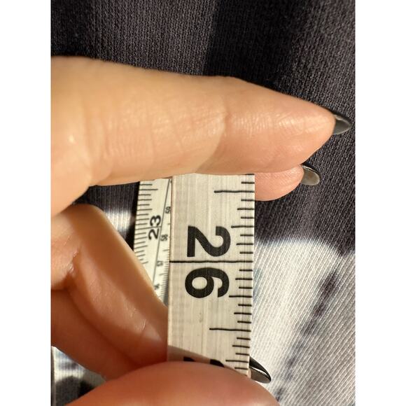 J Jill Top Women Medium Gray Tie Dye Boho Bohemian Beachy Flowy Tunic Organic - Picture 6 of 7